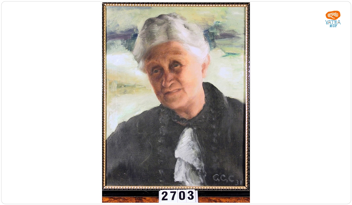 Grete CSAKY COPONY — Portretul lui Johanna Schreiber (În Registrul inventar: Portretul lui Johann Scheiber)