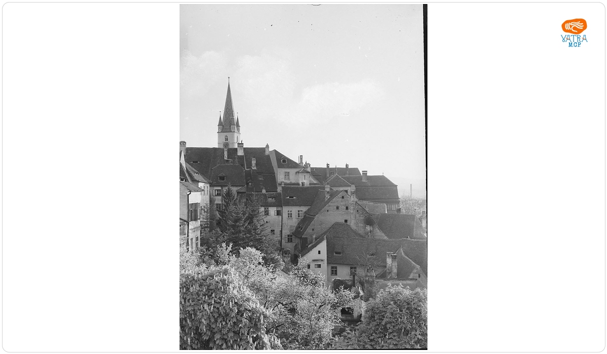 Clădiri din zona Bisericii Ursulinelor din Sibiu