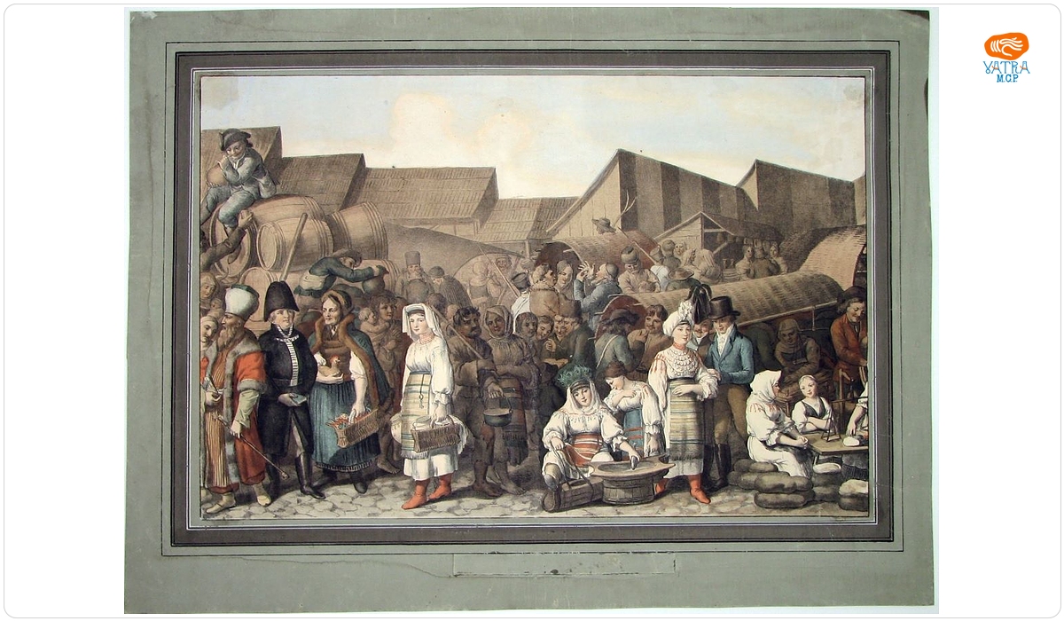 Târg în Transilvania