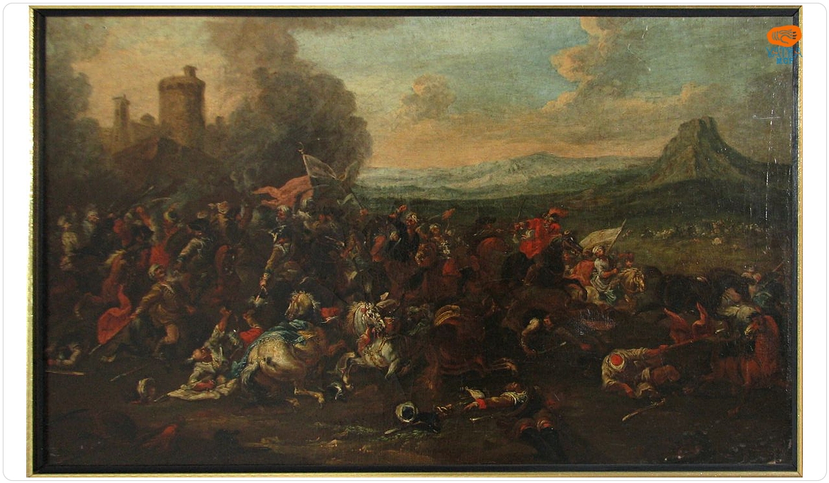 Luptă de cavalerie lângă cetate