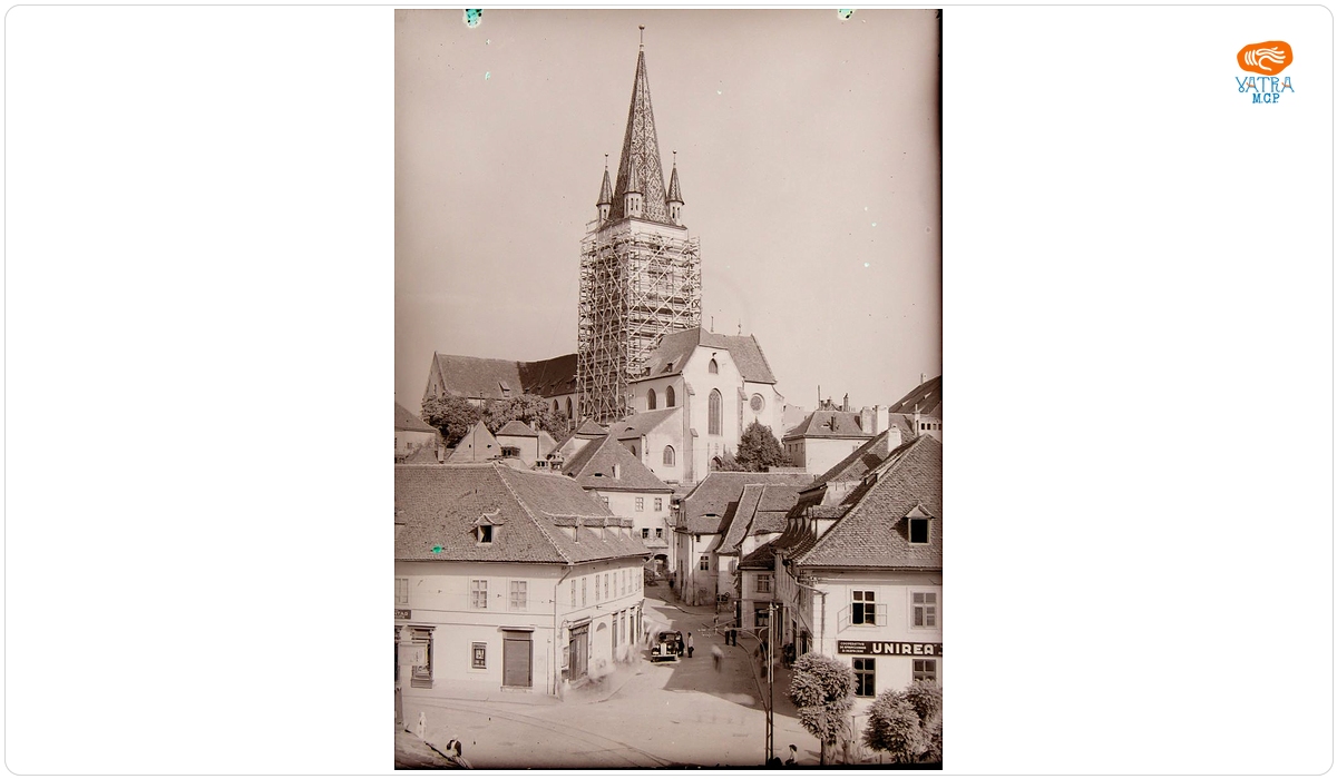 Lucrări de restaurare la Biserica Evanghelică din Sibiu