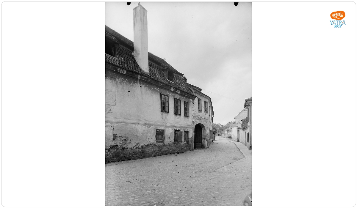 Stradă din Orașul de Jos din Sibiu.