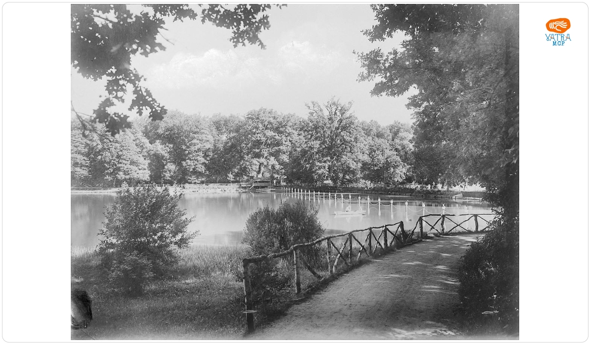 Lacul de agrement din Dumbrava Sibiului.