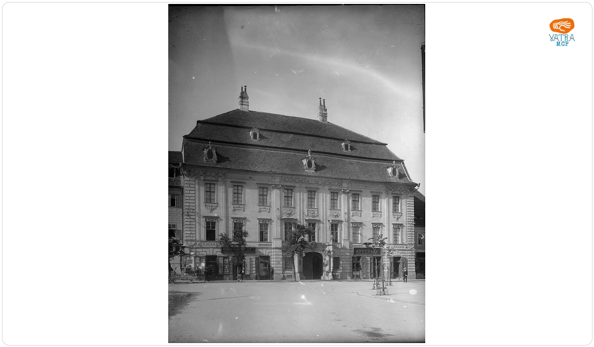 Emil Fischer — Fațada Palatului Brukenthal din Sibiu