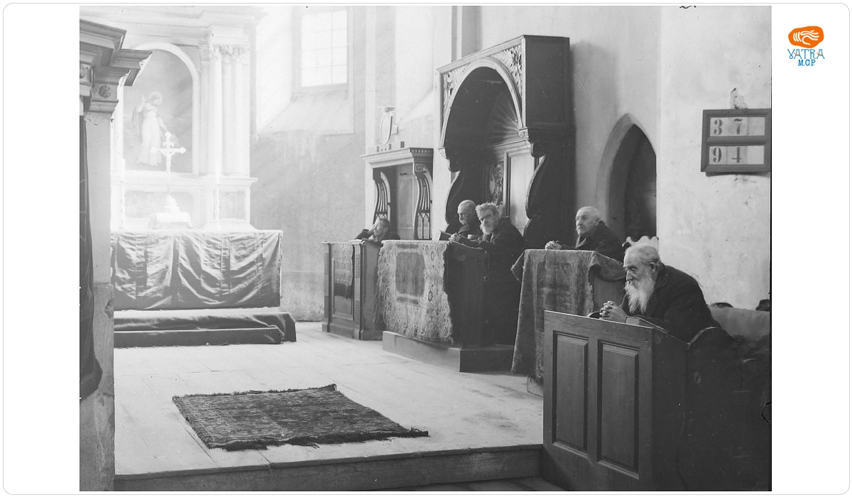 Slujbă religioasă în Biserica Azilului din Sibiu.