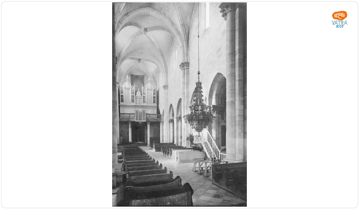 Catedrala Romano-Catolică din Alba Iulia -nava principală și orga.