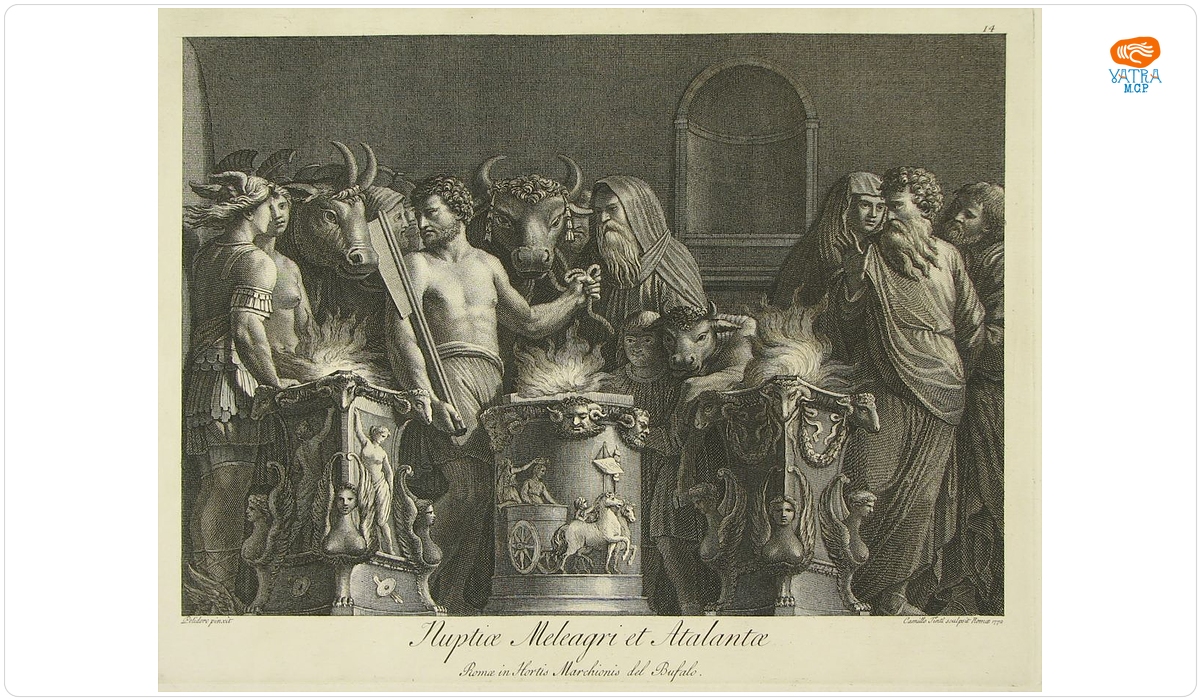 Nuptiae Meleagri et Atalantae; (Nunta lui Meleagru cu Atalanta)