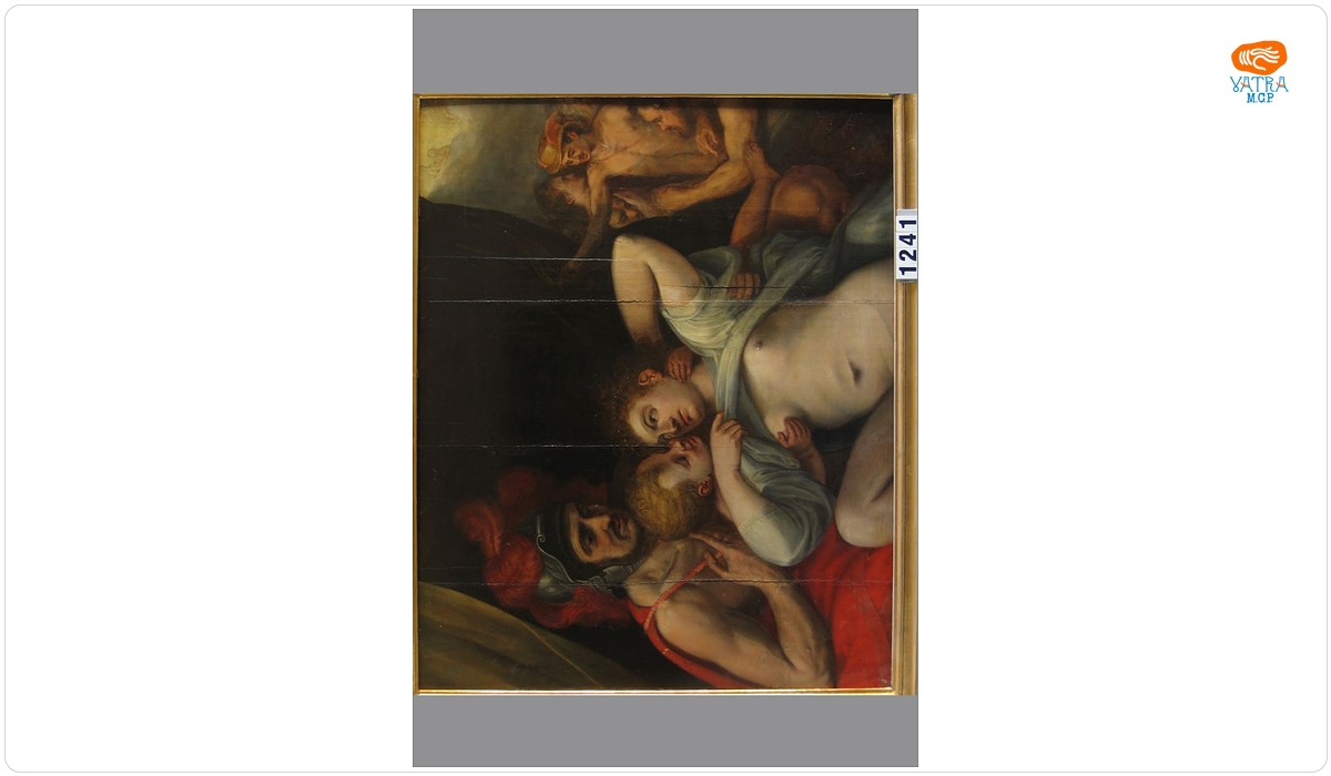 Vriendt, Frans van, zis Floris — Marte și Venus pândiți de zeii din Olimp