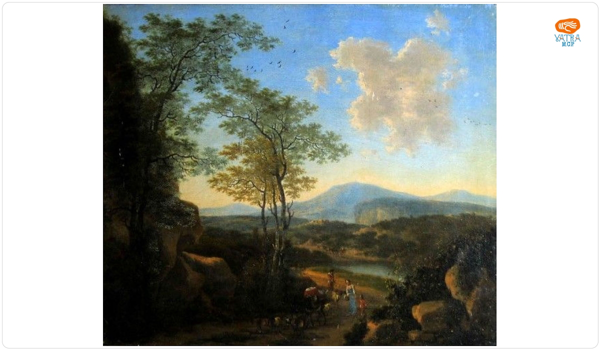 Guilliam de Heusch — Peisaj italian cu vite