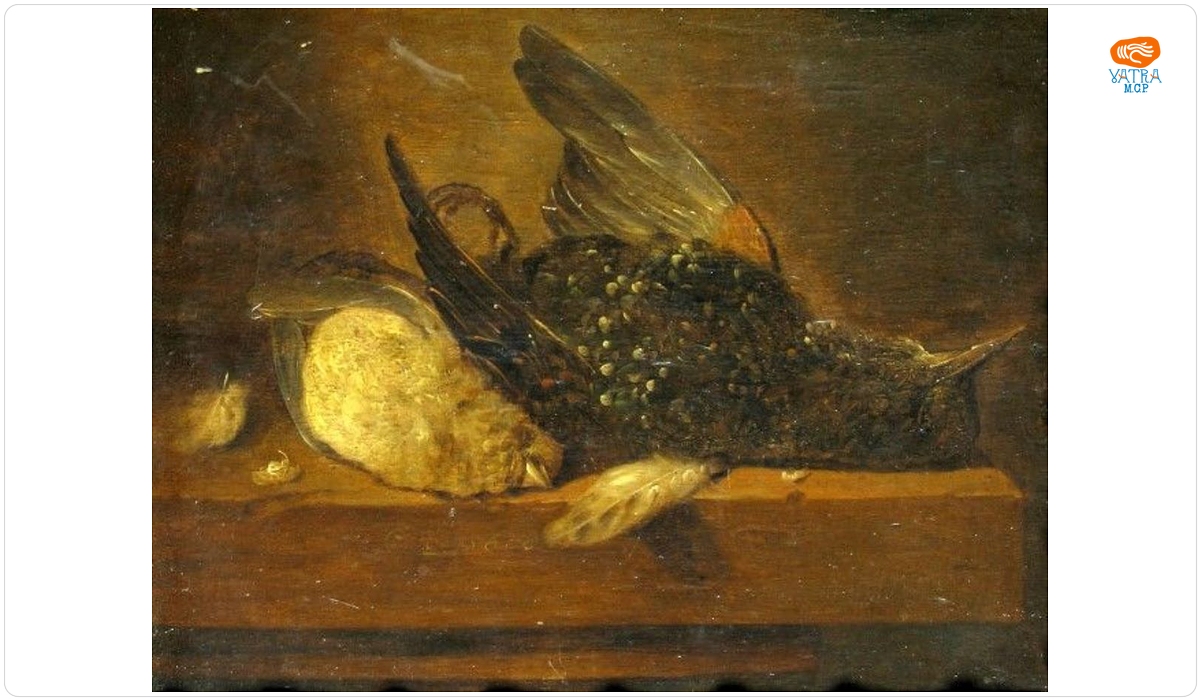 Natură moartă pe o scândură