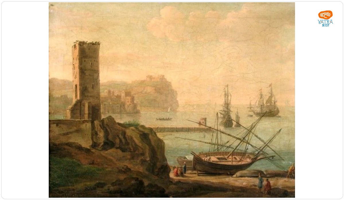 Hendrick Frans van Lint — Port maritim cu turn pătrat