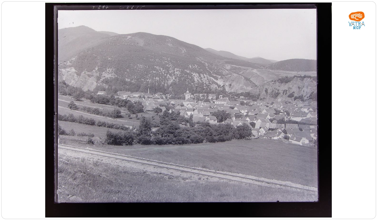 Emil Fischer — Vedere panoramică a satului Orlat
