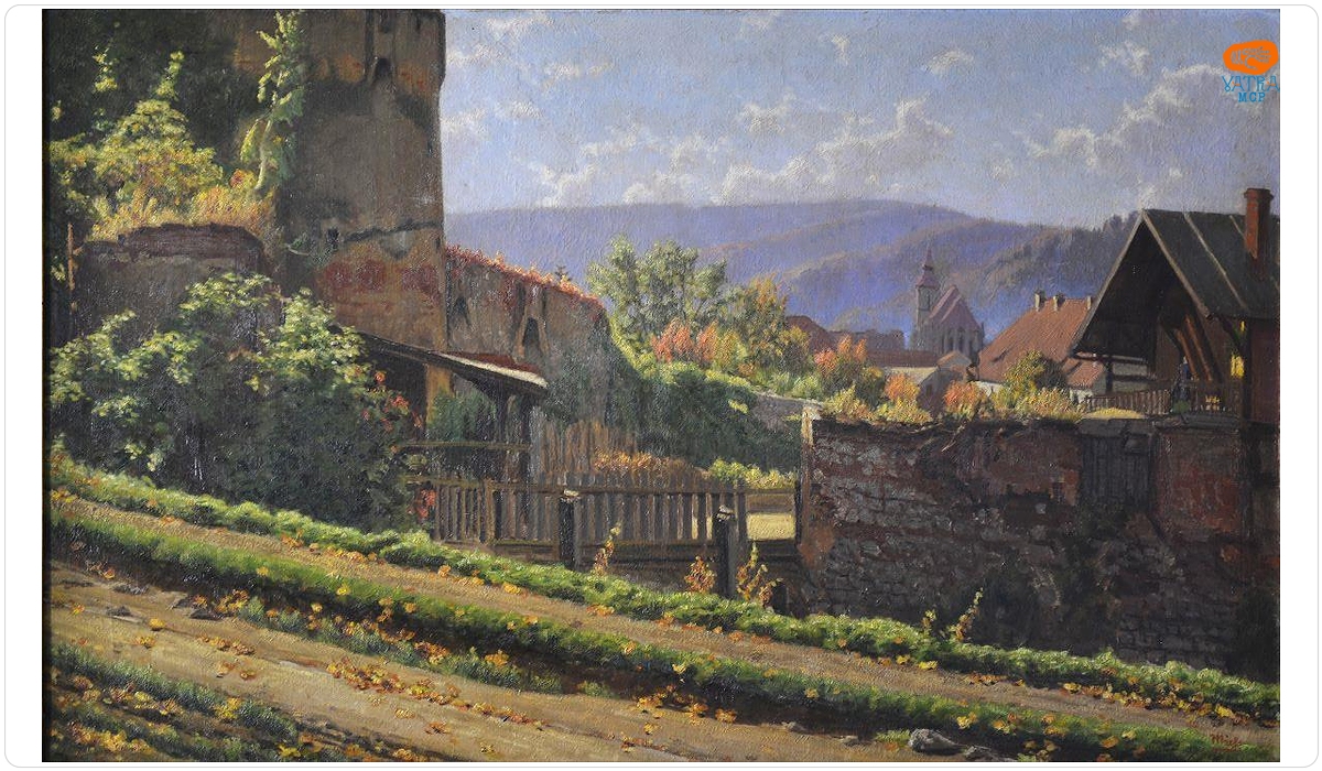 Friedrich Miess — Peisaj din Brașov
