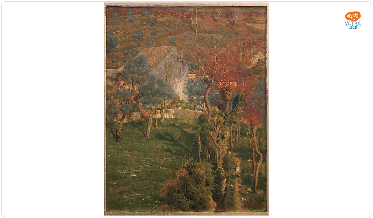 Friedrich Miess — Peisaj italian din Cervara