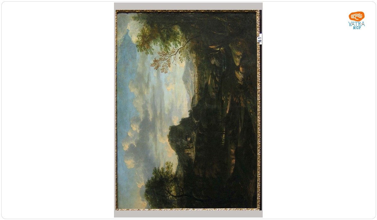 Willem van Bemmel — Peisaj de munte cu castel
