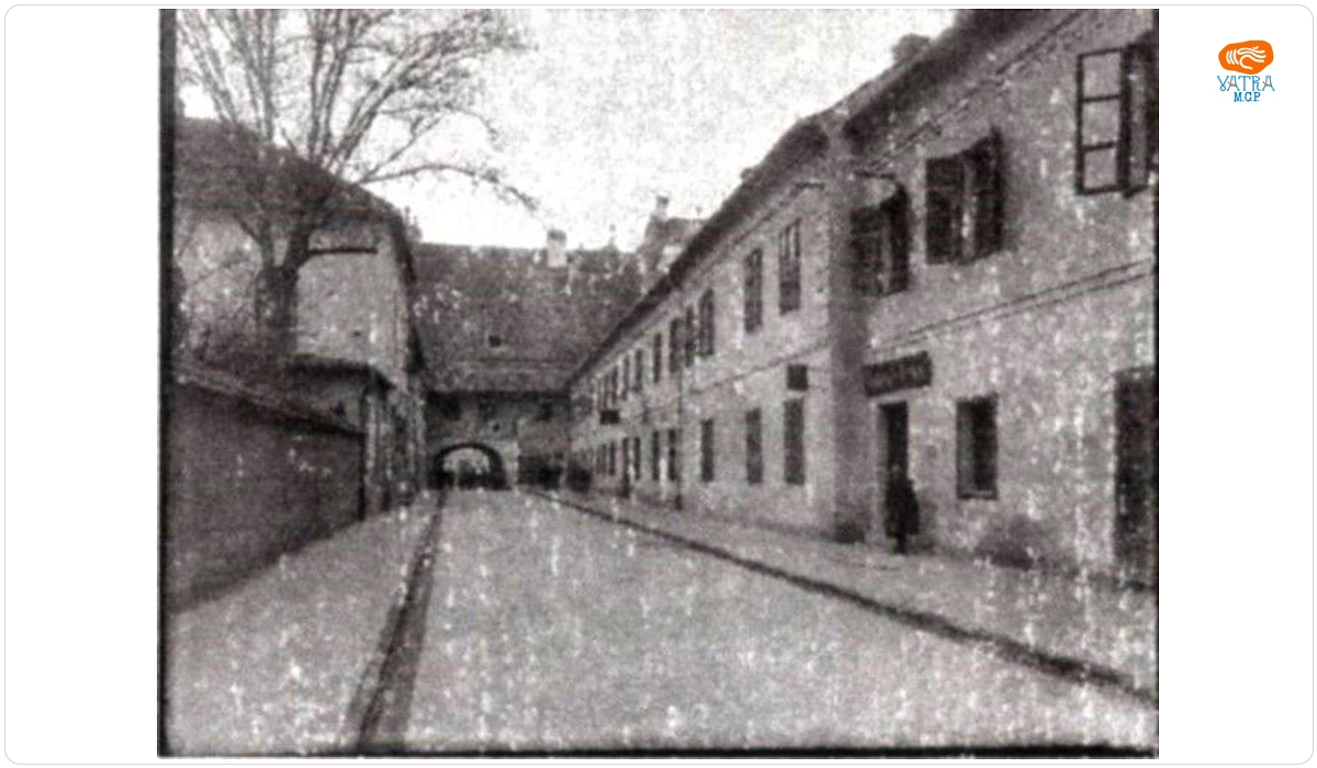 Vedere din strada Arhivelor din Sibiu