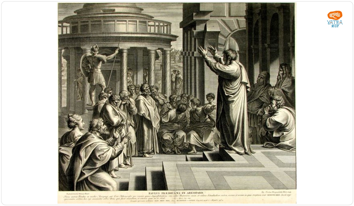 Dorigny, Michel; (SC.); Rafael, Sanzio (Rafaello); (IN.) — Pavlus Praedicans In Aeropago