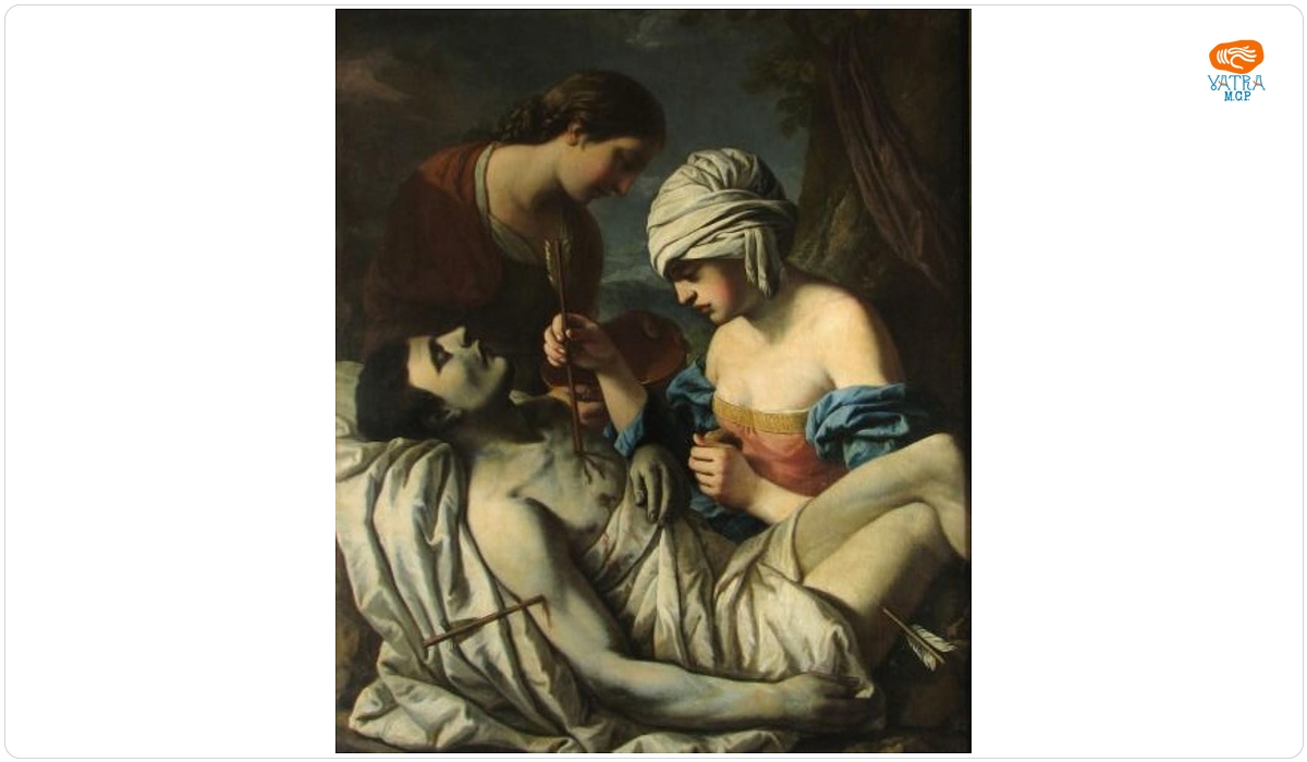 Guido Reni — Sfântul Sebastian îngrijit de femei milostive