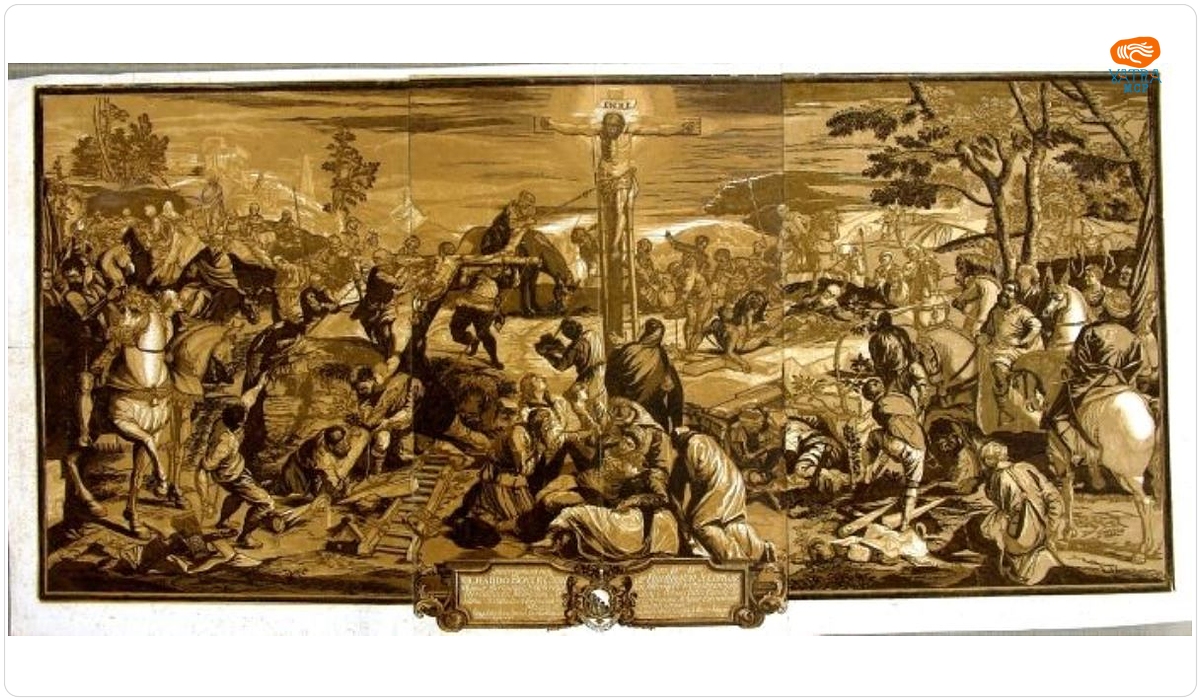 Jackson, John Baptist; (SC.); Jackson, John Baptist; (DEL.); Robusti, Jacopo zis Tintoretto (PX.); Jackson, John Baptist; (EX.) — Răstignirea