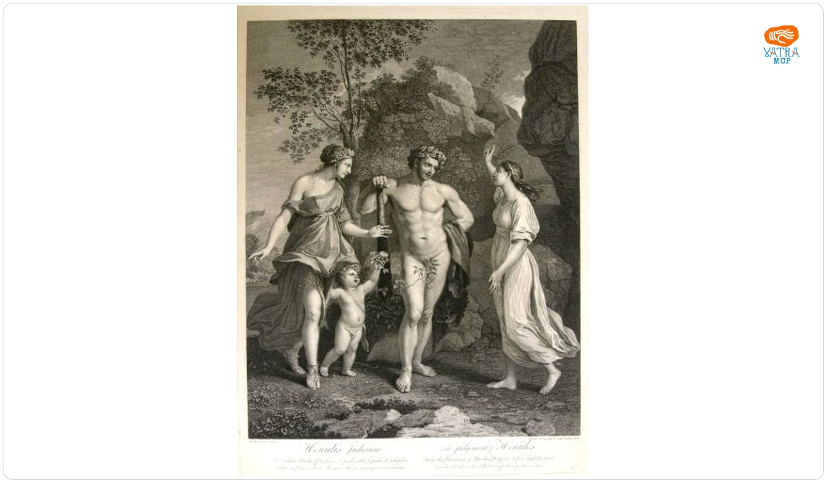 Herculis judicium/The judgement of Hercules