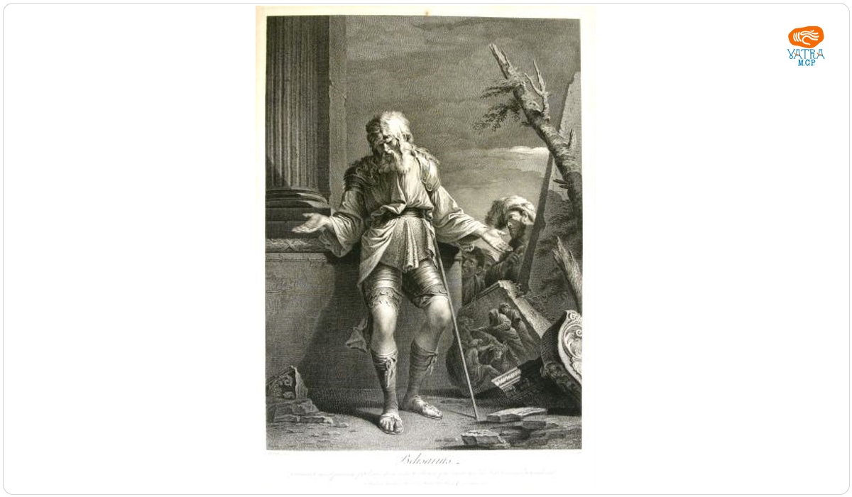Strange, Robert; (SC.); Strange, Robert; (DEL.); Rosa, Salvator; (PX.); Strange, Robert; (EX.) — Belisarius/Belizarie (în registrul inventar: „Belisariu”)