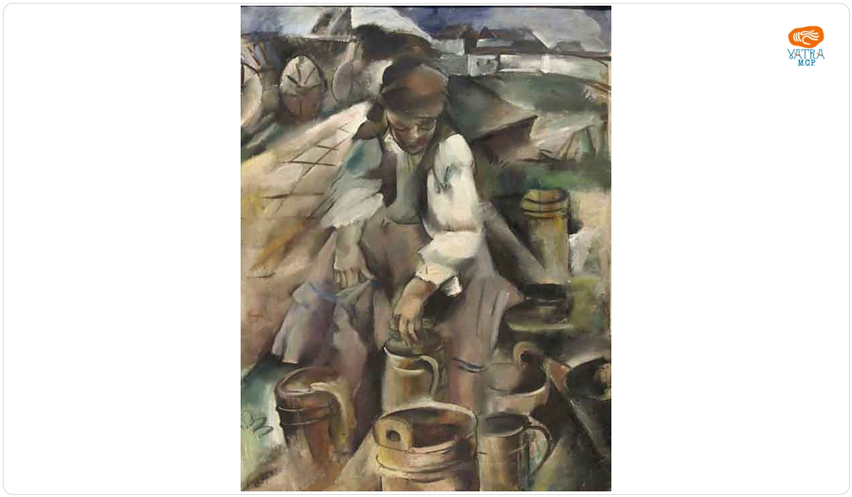 Elena Popea — Țărancă cu cofe