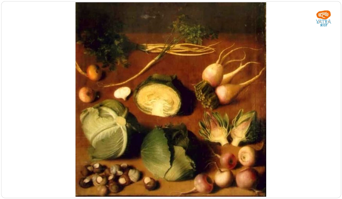 Natură moartă cu varză; pandant: Natură statică cu ciuperci