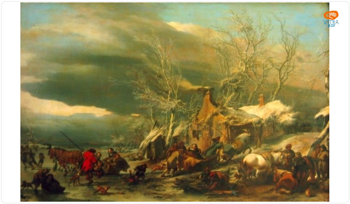 Nicolas Pietersz Berchem — Peisaj de iarnă