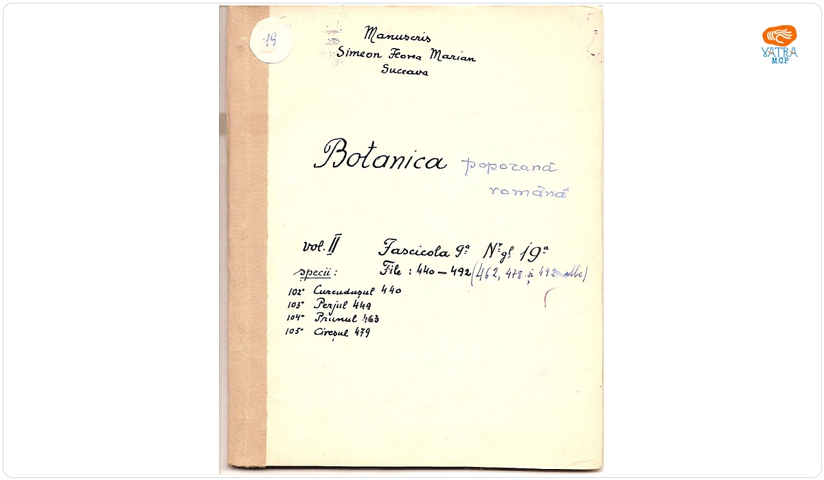 Botanica poporană română (vol. II, fasc. 9); Specii: Curcudușul, Perjul, Prunul, Cireșul