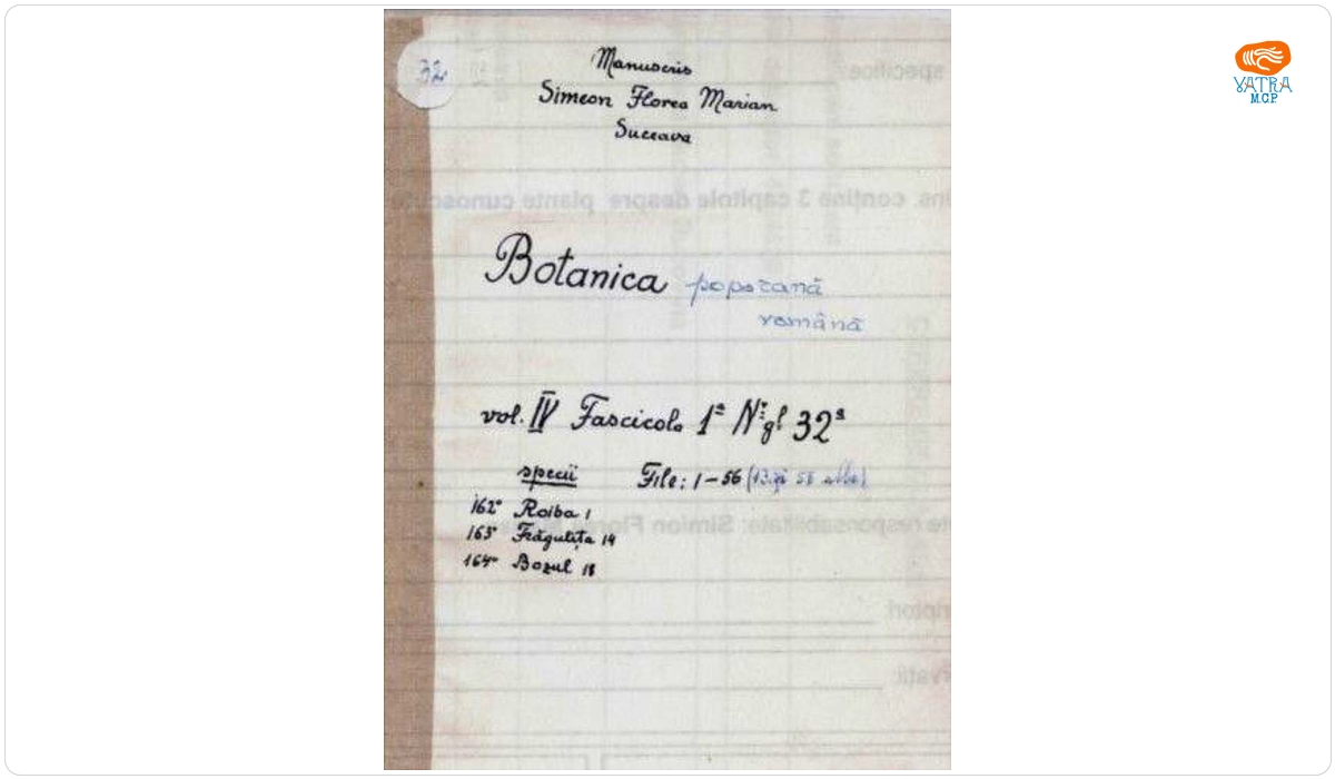 Botanica poporană română vol. IV, fascicola 1, specii: Robia, Frăgulița, Bozul