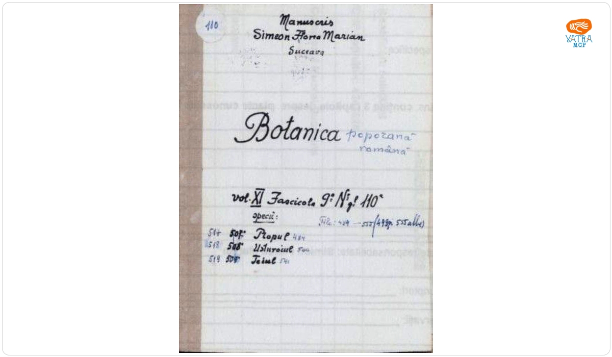 Botanica poporană română vol. XI, fascicola 9 specii: Plopul, Usturoiul, Teiul