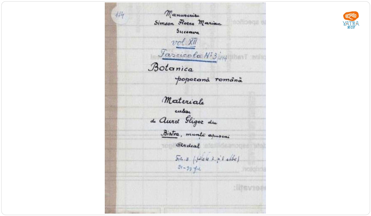 Botanica poporană română vol. XII, fascicola 1/114