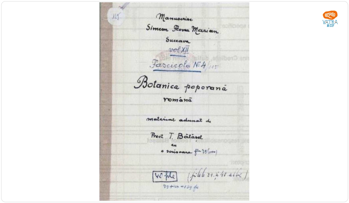 Botanica poporană română vol. XII, fascicola 4/115