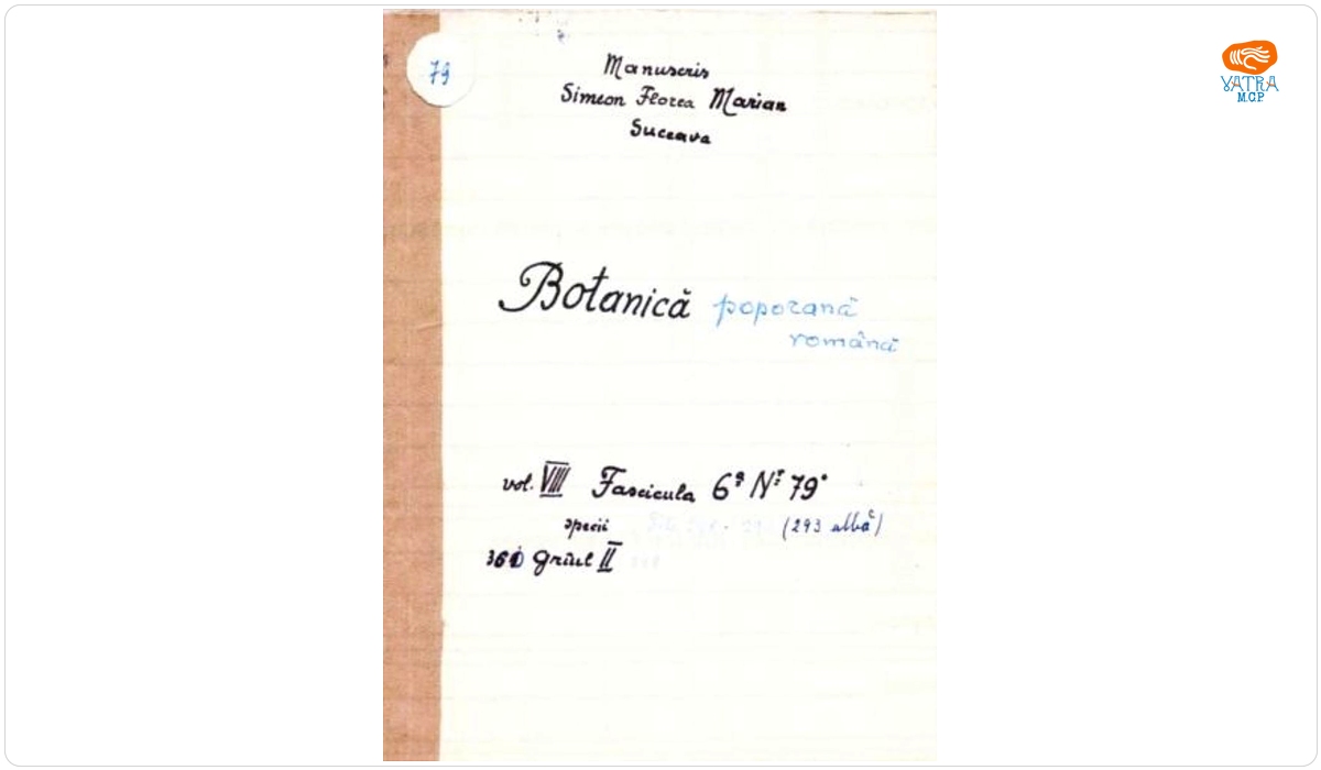 Botanică poporană: vol. VIII, fascicola 6: specii: Grîul (II)