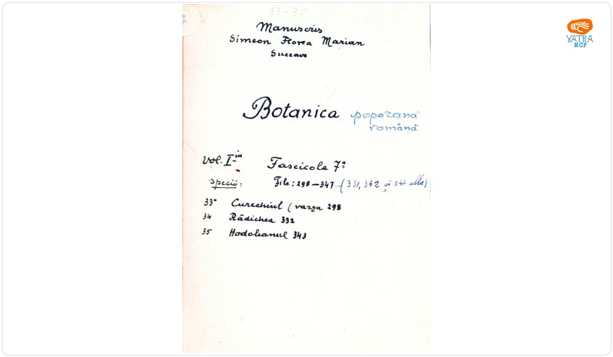 Botanica poporană română (vol. I, fasc. 7)