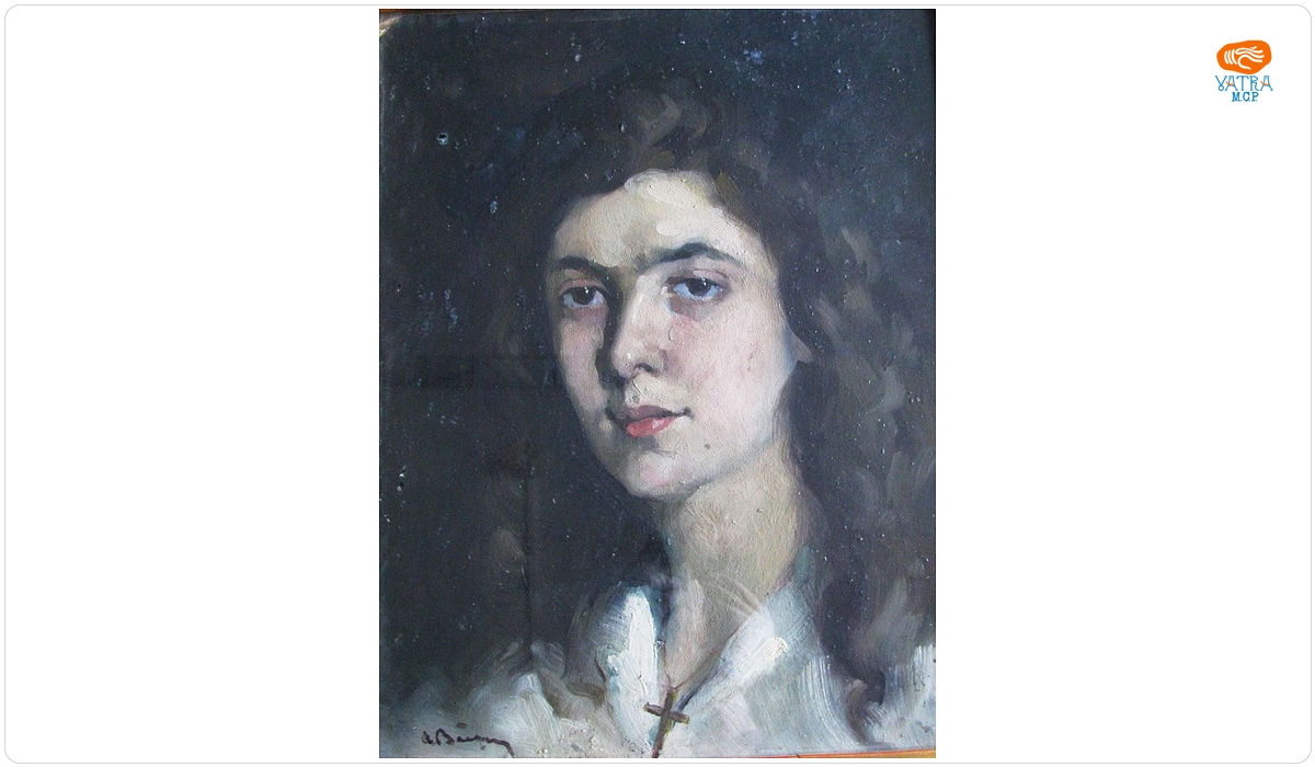 Aurel BĂEȘU — Portret Magda Nemțeanu