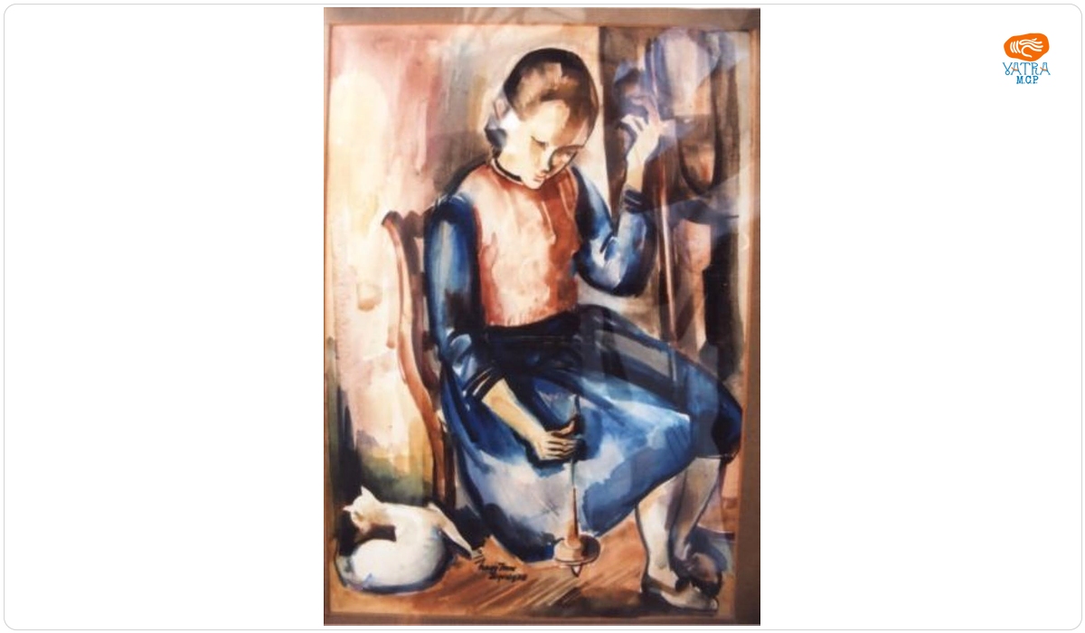 Imre NAGY — Fată torcând