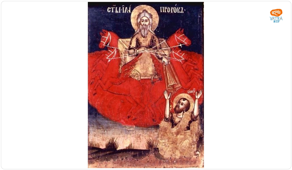 Mihail Nicolaevici — Înălțarea Sfântului Ilie la cer