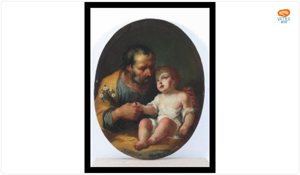 Sfântul Iosif cu pruncul Iisus