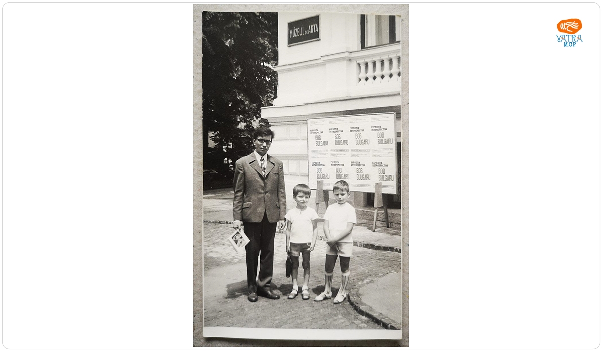 Răzvan Moldovanu, nepotul lui Bob Bulgaru, împreună cu fiul său