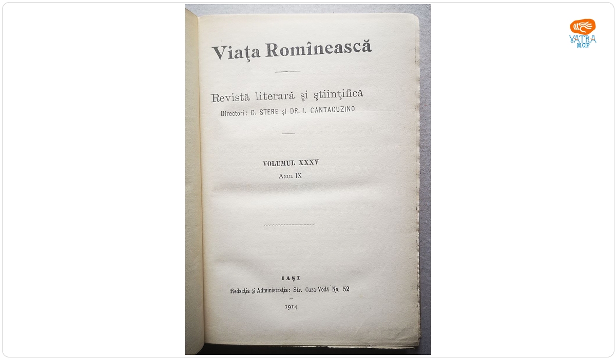 VIAȚA ROMÎNEASCĂ, Anul IX, vol. XXXV, nr. 10, 11, 12