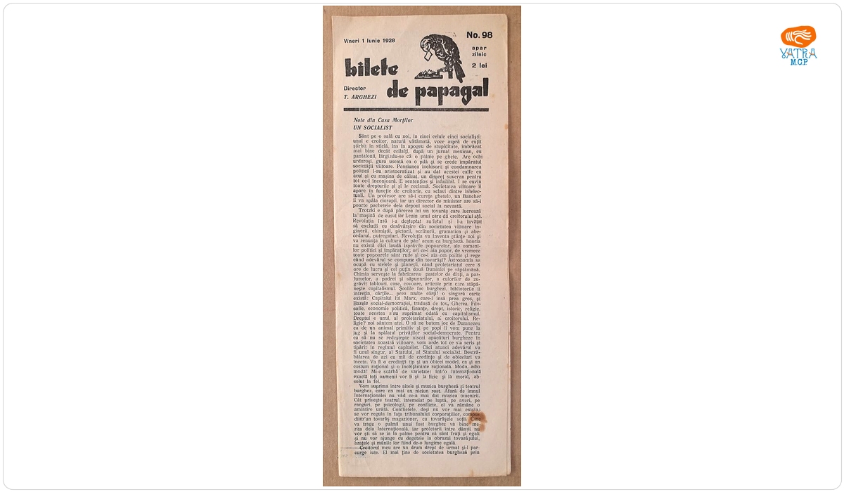 Bilete de papagal, nr. 98
