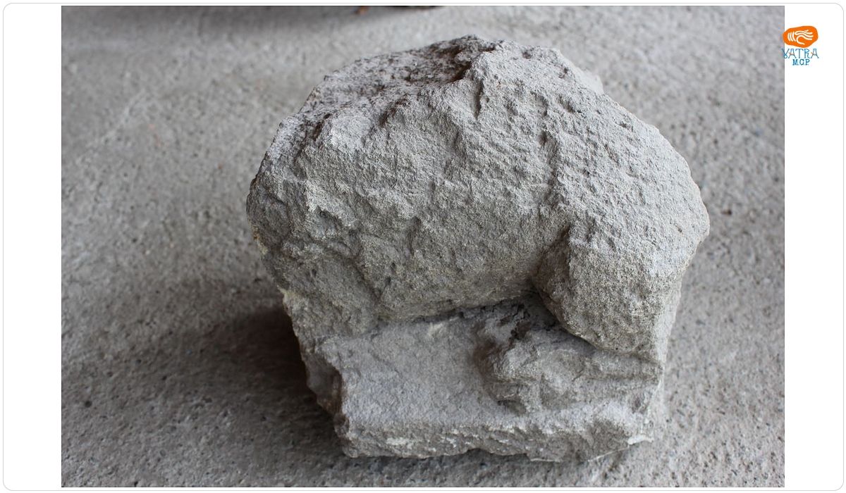 Fragment leu funerar