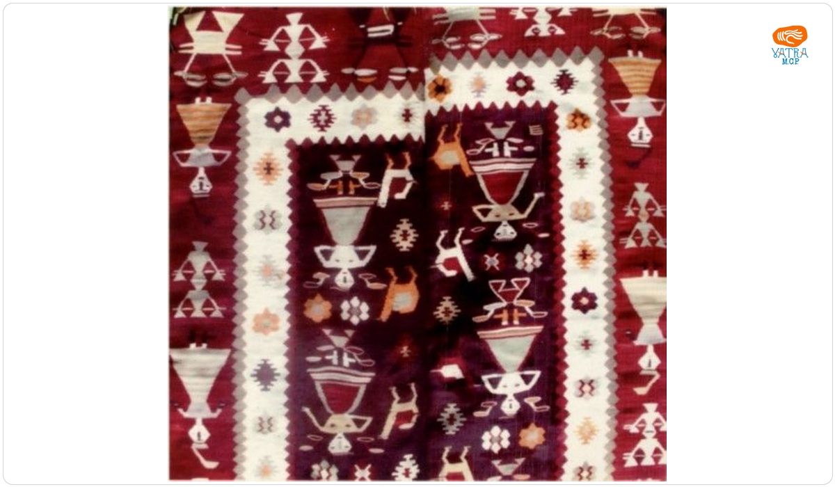 Meșteri din familia Gheorghe — Covor datat 1891