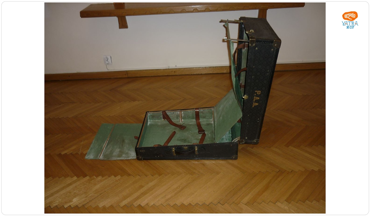 Geamantan care i-a aparținut Piei Alimăneștianu (născută Brătianu)