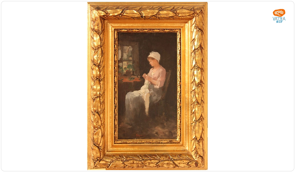Nicolae Grigorescu — Cu acul
