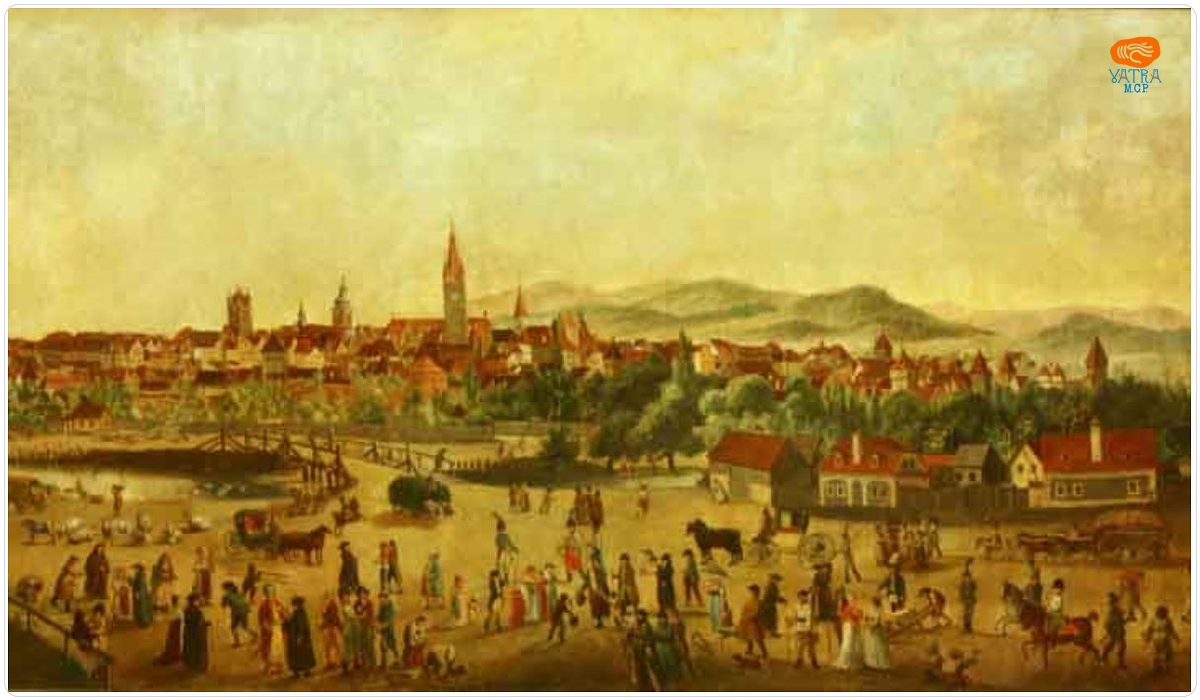 Panorama Sibiului la 1817
