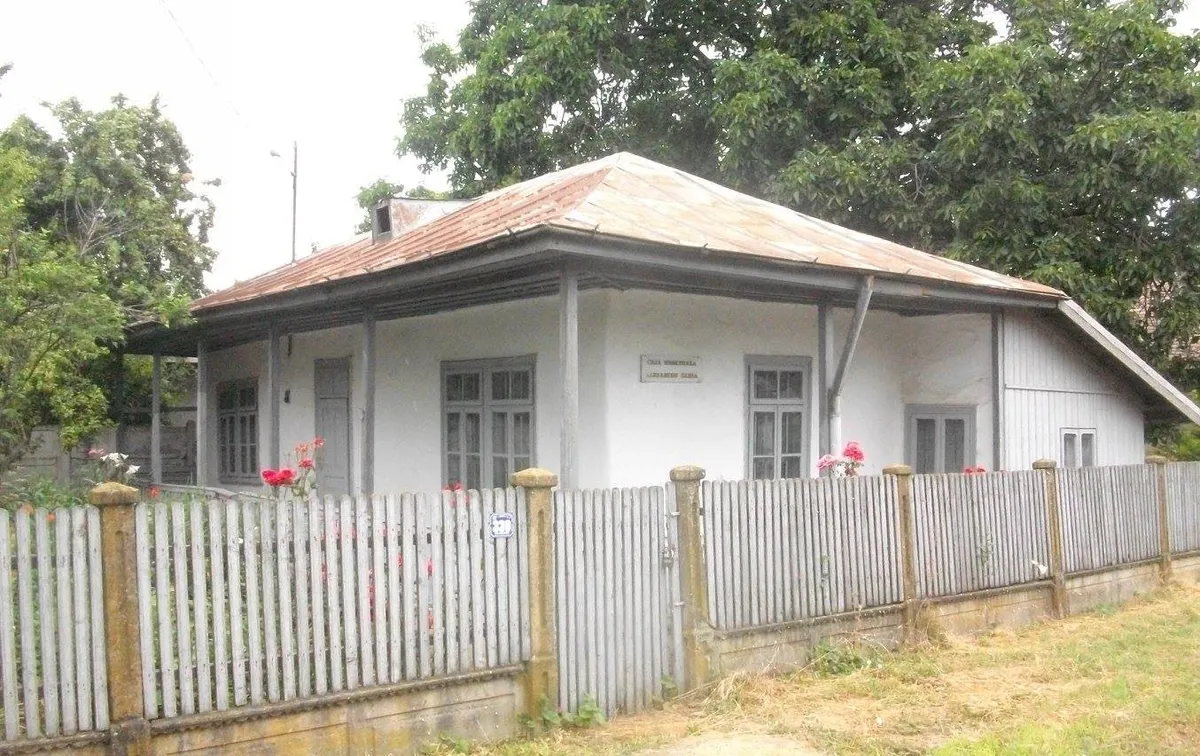 Casa memorială Alexandru Sahia, Mânăstirea, Călăraşi