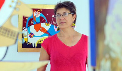 Elena Samburic Pruteanu, pictor