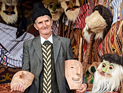 Şerban Terţiu, meşterul măştilor tradiţionale din Nereju, Vrancea
